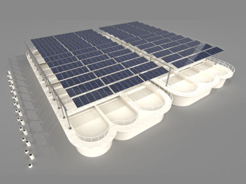 cable-structure solar mounting system