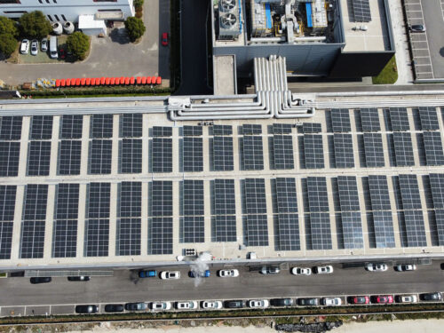 flat roof solar mounting system