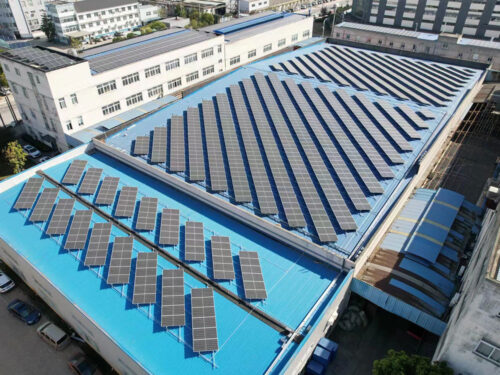 color steel tile solar angle mounting system