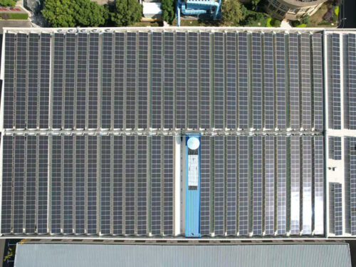saddle roof solar mounting system