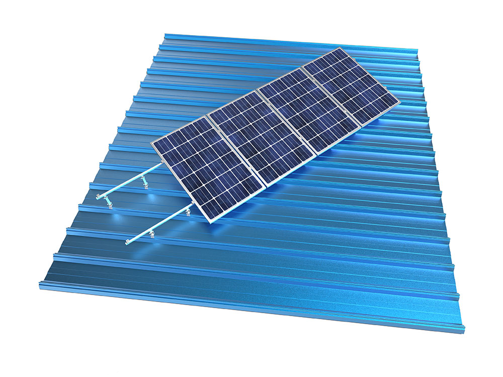 Color Steel Tile Solar Angle Mounting System