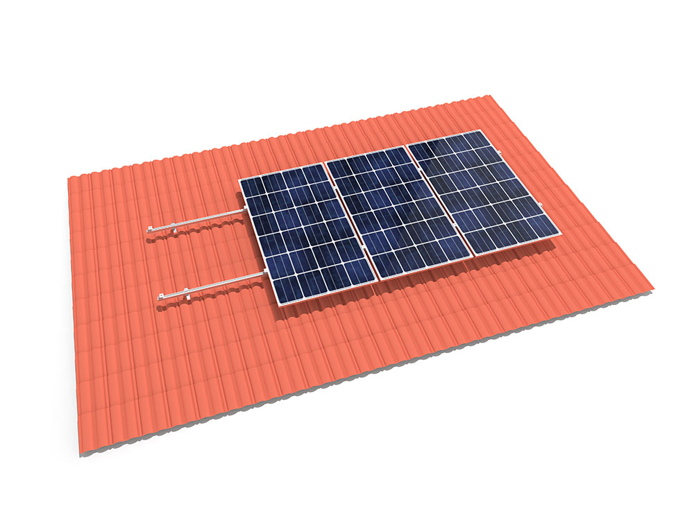 Glazed Tile Solar Mounting System