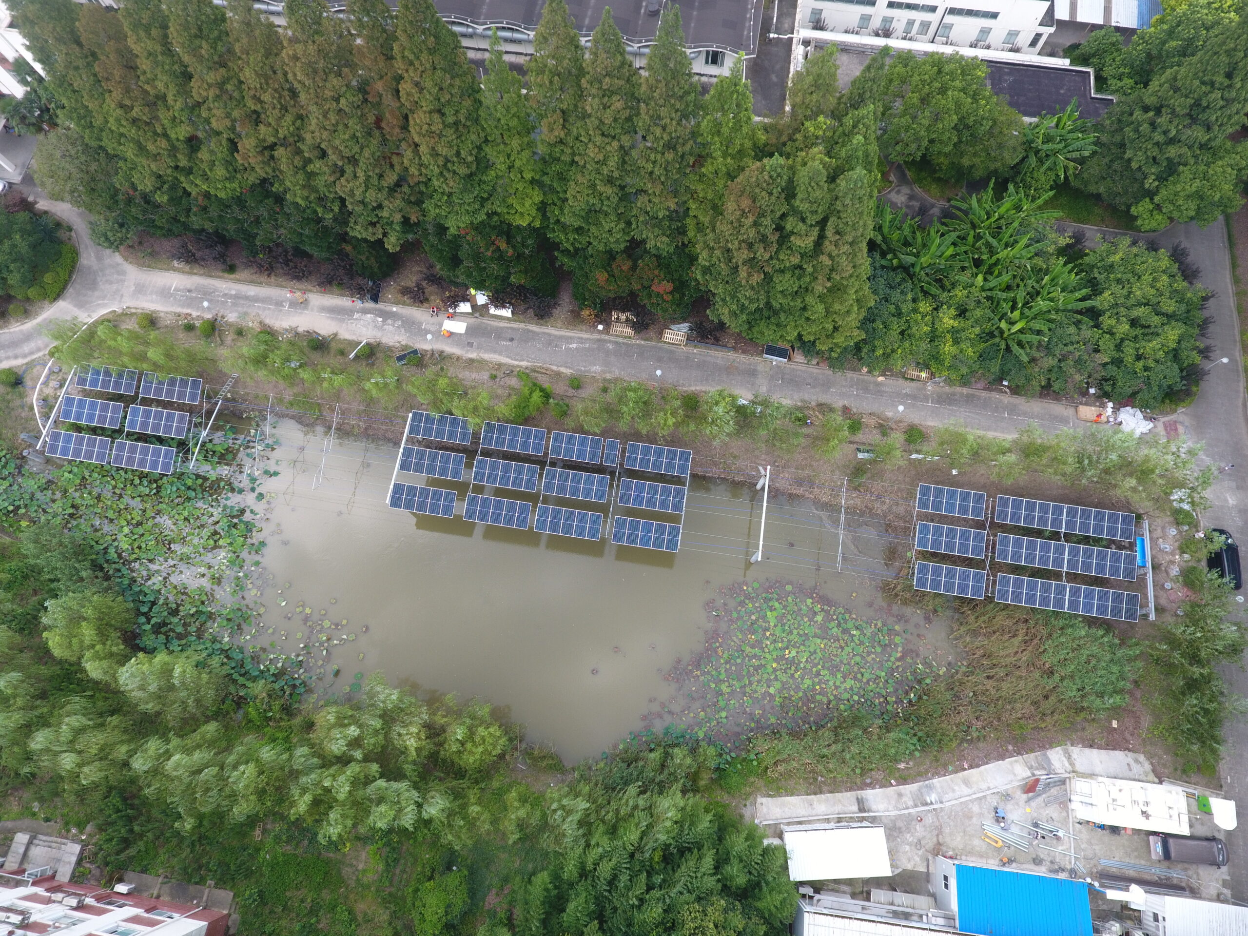 ground-mounted solar racks