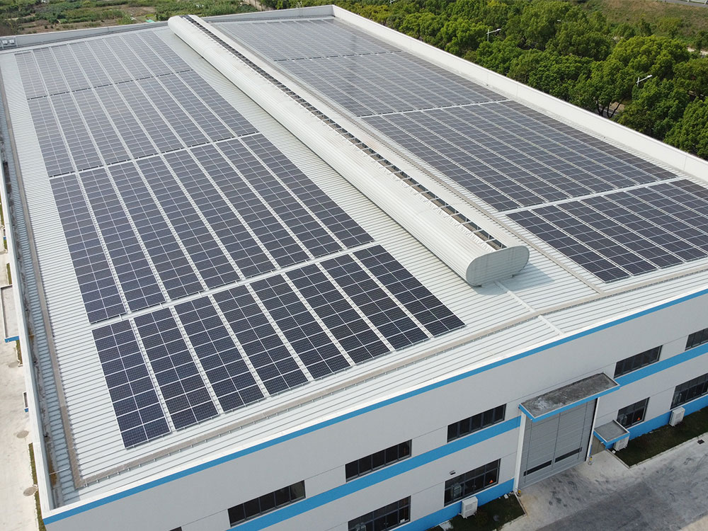 color steel tile solar racks