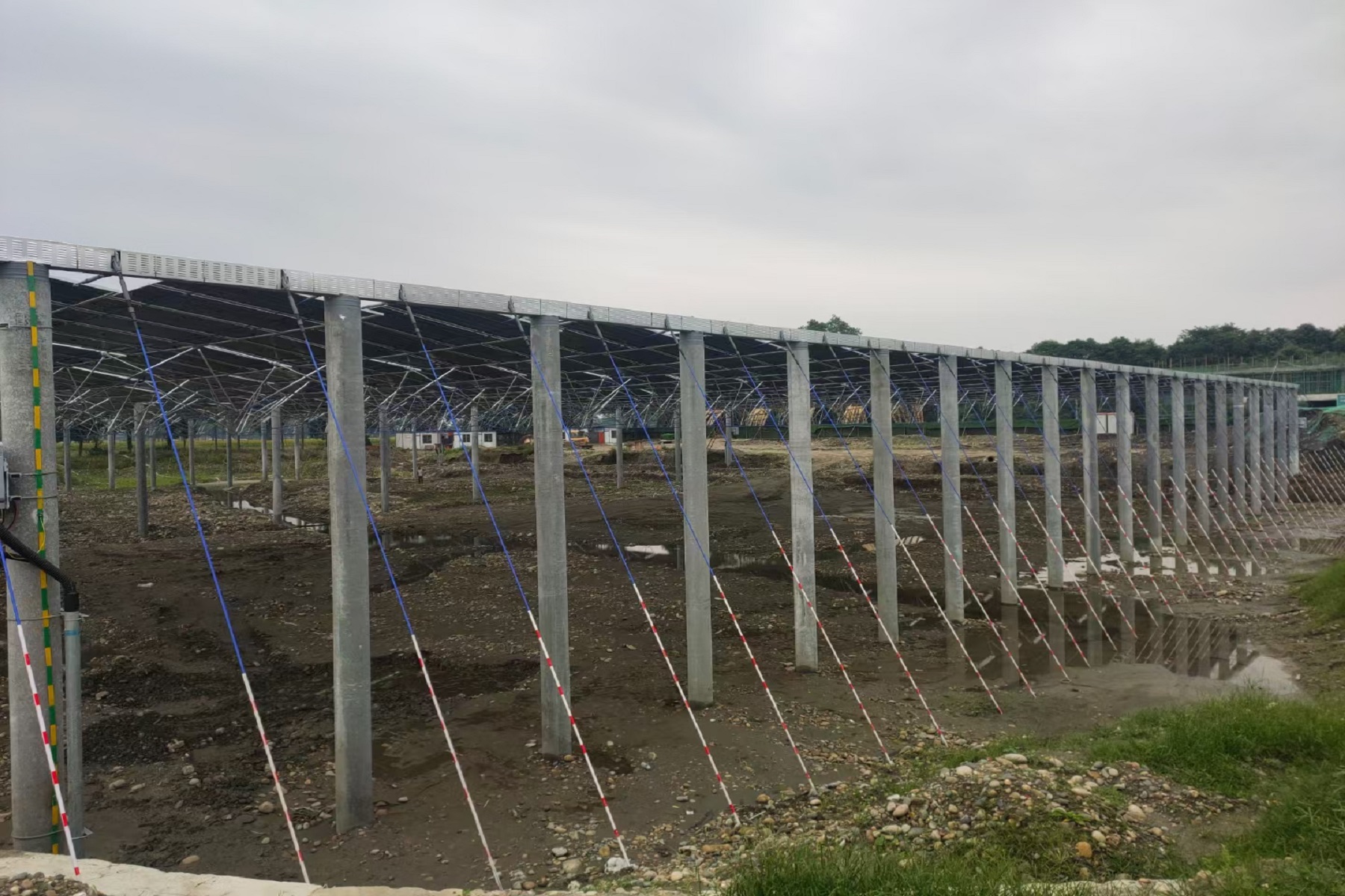 ground-mounted solar racks