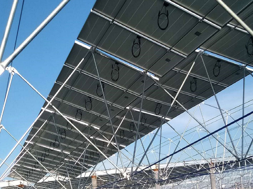 cable structure solar mounting system